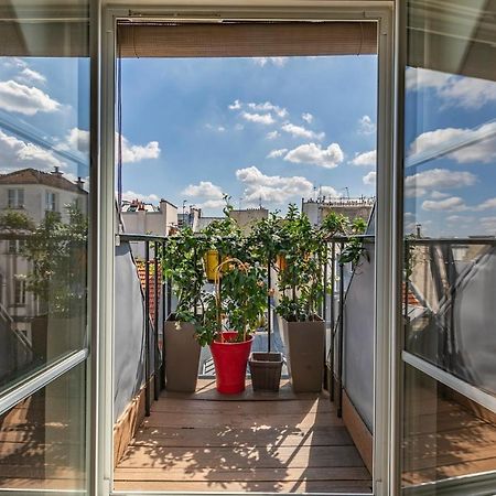 Paris Centre Dernier Etage Vue Ascenseur Leilighet Eksteriør bilde