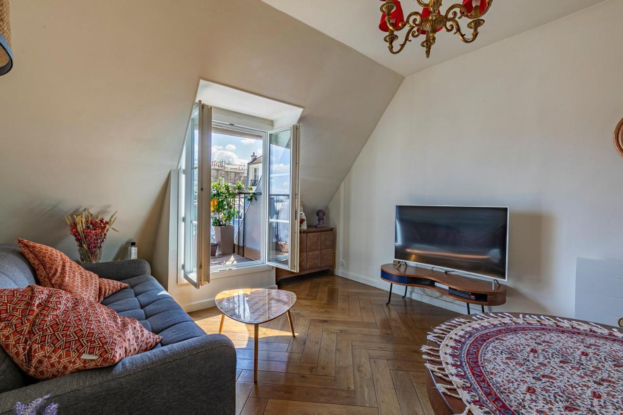 Paris Centre Dernier Etage Vue Ascenseur Leilighet Eksteriør bilde