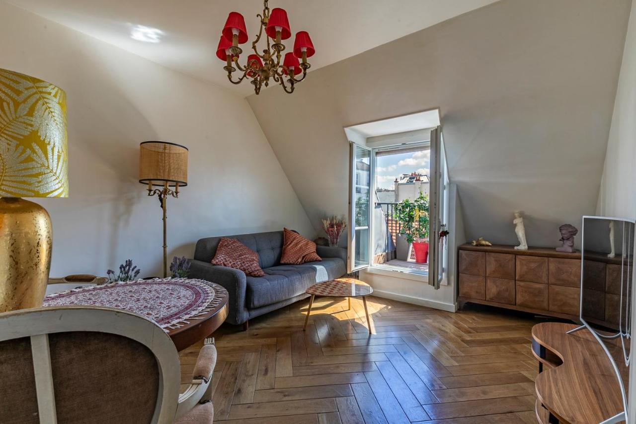 Paris Centre Dernier Etage Vue Ascenseur Leilighet Eksteriør bilde