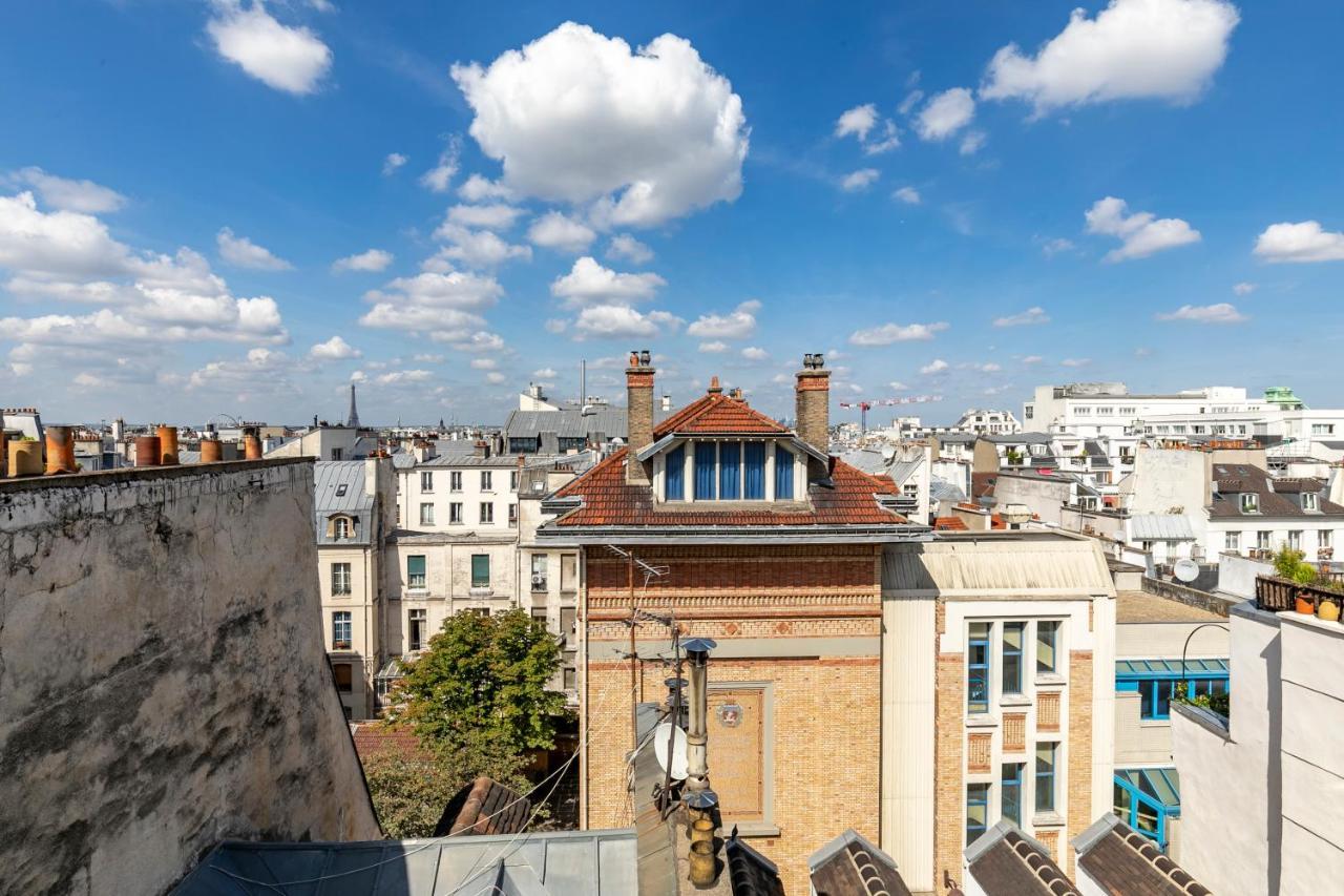 Paris Centre Dernier Etage Vue Ascenseur Leilighet Eksteriør bilde